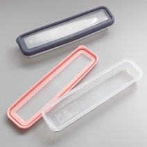 휴대용 항균 수저통 숟가락 젓가락 포크 보관 케이스 대 소 사이즈, 핑크 대