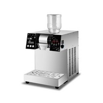 얼음 전기 빙수기 상업용 눈송이 제빙기 1200W 크러셔 한국 Bingsu 200Kg/24h 스노우 메이커 얼음 기계, 01 110V_02 EU_01 Water Cooling, 01 WHITE