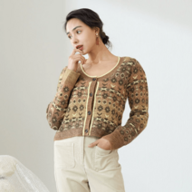 써스데이아일랜드 조끼 가디건 빈티지 T216MCD133W 트렌드존