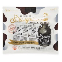 임실치즈 숲골 치즈빚는 마을 스트링 치즈, 200g, 1개