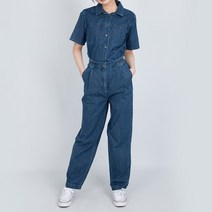 게스 여성 반판 점프슈트 미디엄블루YN2D6755