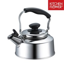 키친플라워 인덕션 주전자 스텐 휘슬 물 주전자 1.7L 888EA, 하이니몰82 1.7L