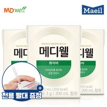 메디웰 고단백 30팩 구수한맛 당뇨식 프로틴1.5 화이바 티에프 외 환자영양식 모음, 화이바 (200ml x 24팩)