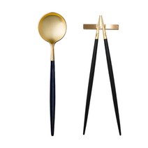 [큐티폴] CGBG19D005 고아 블랙골드 디너 한식기세트, 단품