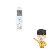 대우위니아 벽걸이 에어컨 리모컨 16 WRV13ABH WRV16ABH MRV11BBW