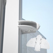 창문 열림 차단 안전장치 미닫이문 유아 안전 잠금 장치 고정 베란다 샷시 도어 열림방지 방충망 스토퍼, 분홍(3개입)