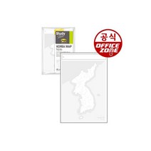 3M 포스트잇 스터디메이트 한국지도 노트 필기