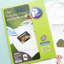 인쇄 용지 잉크젯 T Shirt 전사 10매 A4 밝은 티셔츠 A3사이즈 제지 지류 책커버 복사 에이포, 본상품선택