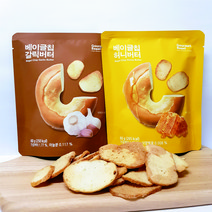 고메베이글 베이글칩 60g 6봉 허니버터 갈릭버터, 갈릭버터(6봉)