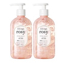 아모레퍼시픽 해피바스 해브어 바디워시 4종(로지/프리지아/퓨어리프/머스크) 500ml, 아임쏘로지, 2개