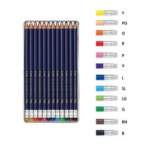 PILOT frixion 프릭션 지워지는 고급 색연필 (PF-15), Y(옐로우)