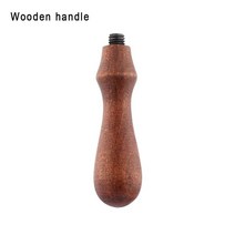 우드버닝 나무 왁스 씰링 스탬프 핸들 황동 헤드 레트로 로즈 우드 인감 구리 스크랩북 봉투 선물 1 개, 나-13