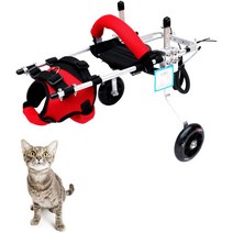 고양이캣휠 캣휠 고양이휠Cat Wheelchair Lightweight 2 Pet Adj, 03 Medium
