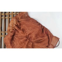 풍기인견) 천연염색 햇빛가리개 필터교체형 안면 마스크 여름용 마스크 (필터4개포함), 주홍색 햇빛가리개 마스크