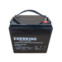 에너킹 무보수 밀폐형 딥사이클배터리 EKDC6-230-GC2(6V 230AH) 고소작업대 청소장비 골프카 전동차용, 1개