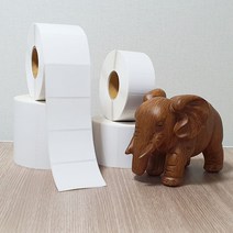 60x40 1롤 1200장 감열라벨지 라벨용지 바코드 라벨 스티커, 감열지 60x40mm (1200장)