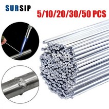 용접봉 스텐 아크 용접봉 3.2 2.6 5/10/20/30/50 PCS 녹는 Fux 코어 알루미늄 용접봉 저온 블 전극 용접 파우더, 33cm -1.6mm, 50pcs