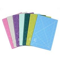 커팅 재단 데스크 책상 컬러 매트 칼판 A4, 그린