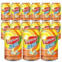 립톤 아이스티 복숭아 355ml x24캔 홍차 복숭아에이드 뚱캔 can 캔