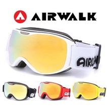 [에어워크] AW-900 주니어/여성용 미러렌즈 스키고글 안경병용, 색상:핑크-핑크미러