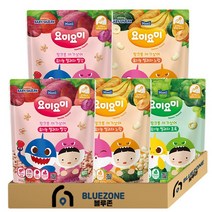 매일 요미요미 유기농 쌀과자 2단계 3종 5개 (빨강*2 + 노랑*2 + 초록), 1세트