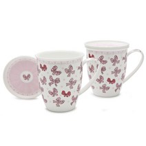 행남자기 큐티 뚜껑 머그세트 4pcs(2인), 단품