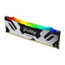 Kingston Fury 레니게이드 RGB 16GB 6400MT/s DDR5 CL32 DIMM 데스크탑 메모리 싱글 모듈 | 인텔 XMP 3.0 | 적외선 동기화 기술 | 오버클럭, 16GB_6000 MHz