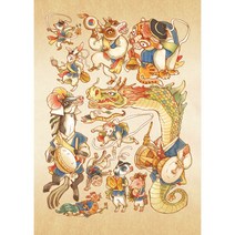 1000피스 직소퍼즐 한국의 신수 12간지 PG1000-11직소퍼즐 퍼즐 1000조각 1000피스 1000pcs 풍경퍼즐 풍경화퍼즐 그림퍼즐 취미생활 취미 명화퍼즐, 본상품