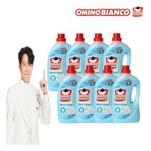 [오미노비앙코] (8통싱글) 이태리 직수입 NEW 네이처프레쉬 세탁세제 무스키오비앙코향, 상세 설명 참조, 상세 설명 참조