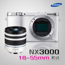삼성 정품 NX3000 [18-55mm 렌즈포함] 스마트카메라 k, 블랙, 바디 삼성 18-55mm 세트