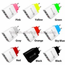 가성비 샤오미 호환 5A 고속 휴대폰 충전기 9 색 USB 3 QC 3.0 20 개, 01 Eu_04 green