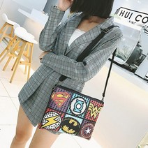 Dirome 멀티 칼라 스터드 다용도 클러치 숄더겸용 여성 크로스백