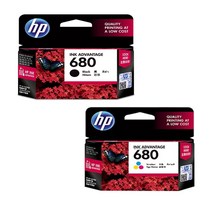HP NO.680 F6V27AA + F6V26AA (검정 컬러 SET)