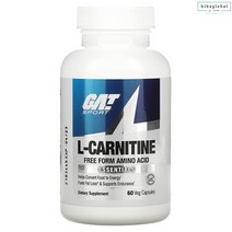 GAT 스포츠 L 카르티닌 엘카르티닌 60캡슐 베지터블 캡슐