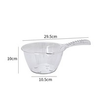 투명 바케스 바게스 바께스 아크릴 플라스틱 양동이 세탁 가정용 양동이 플라스틱 20L, 투명물국자개