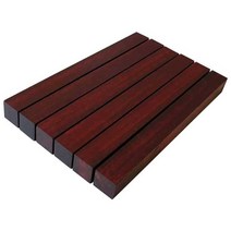 홍단 음핑고 에보니 템바보드 레드 목재 공예 적삼목, 기재 소재 6x2x1 10개