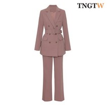 TNGTW 사파리 부츠컷 정장 세트 핑크 THA0CDT05 HPN