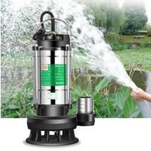 oem 농업용 수중 모터 펌프 양수기 오수배수 관수 수영장, 1100W 2인치 + 5M호스개