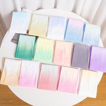 다나와양말 여름용 시원한 자외선 UV 차단 그라데이션 손등형 팔토시 쿨토시, 5.오렌지화이트