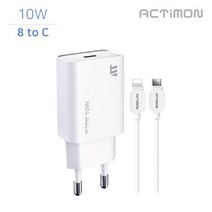 [후니케이스] 액티몬 가정용 10W 충전기(C포트 1구) (8 to C), 상세페이지 참조, 상세페이지 참조