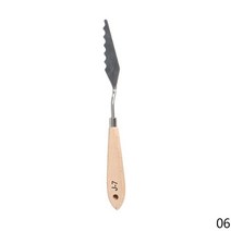 그림 전문 팔레트 나이프 아티스트 유화 다양한 혼합 스테인레스 스틸 스크레이퍼 미술 용품 미세 페인팅 도구, [06] 06  J7