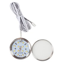 카라반 캠핑카 조명 Rv 4개 12v led 라운드 센서 라이트 키트, 02 Cool White