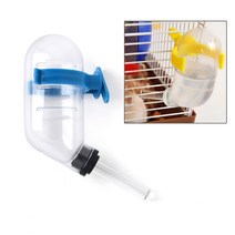 철망 고정식 햄스터 토끼 기니피그 진공 급수기 물통 유리대롱 급수기 60ml