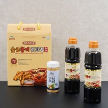 설명절특가! 국내산100% 진도특산품 울금홍게 만능조림 맛간장소스 선물세트1호 (500mlx2개)