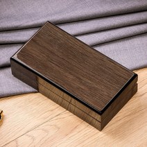 천연 만년필 원목 나무 케이스 보관함 각인 대학생 선물용 선생님 문구 단체 브랜드 필통 선물, 회색