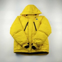 카파 패딩점퍼 구스다운 데일리파카 M 남자 노랑