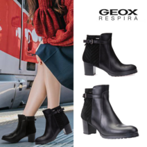 제옥스 제옥스 리즈 블랙 여성 데일리 방수 방한 앵클부츠 GEOX/제옥스부츠/제옥스워커/제옥스구두/제옥스앵클