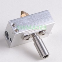 Zortrax M200 핫 엔드 키트 프린트 헤드 세트 히터 블록 열 배리어 노즐 0.4mm 3D 프린터 부품, 02 stainless barrel