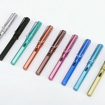 저가 만년필 입문용 저가형 입문 초보 선물 필기용 여자 여성 고급 선물용, 상품선택, 5-스틸만년필-오렌지