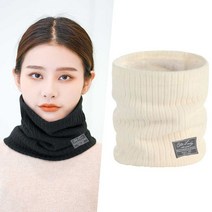 큐티레이디 겨울 기모 털 방한 넥워머 목토시 2개1세트